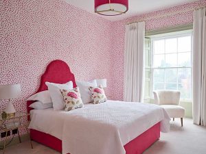 Thibaut Tanzania Pinky Spotty Wallpaper Joseph King Interiors Bristol